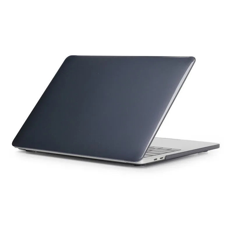 Black and transparent PC hard protective cases for Apple MacBook Pro 14-inch and 16-inch laptops