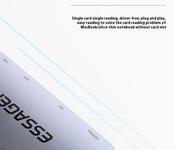 11-in-1 USB-C expansion hub with Gigabit Ethernet port and a 20cm cable