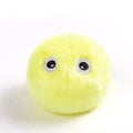 Interactive 55mm plastic pet toy ball in blue pink or yellow making animal sounds