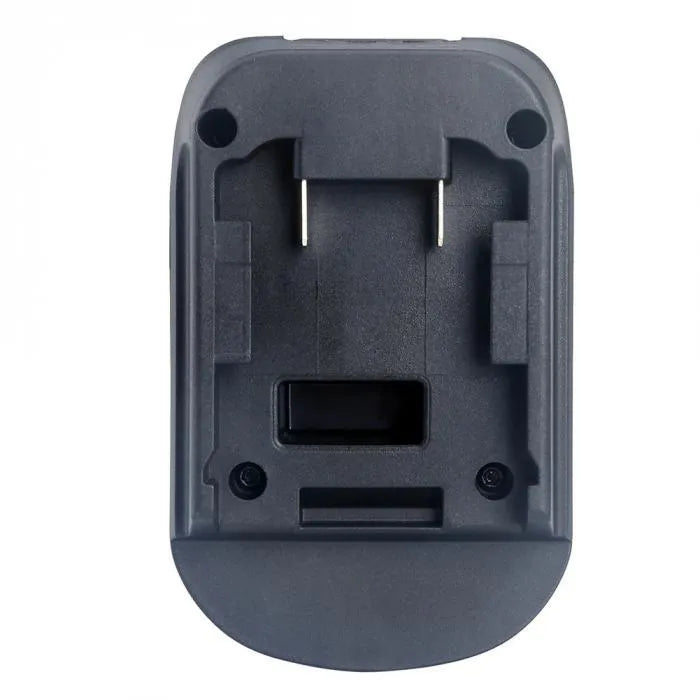 Black Milwaukee to MAKITA battery adapter for DM18M tools using H99F batteries, measuring 125x90x65 cm