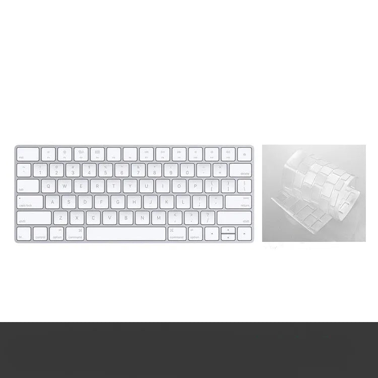 Apple G6 Bluetooth wireless keyboard in white with aluminium construction and multimedia keys