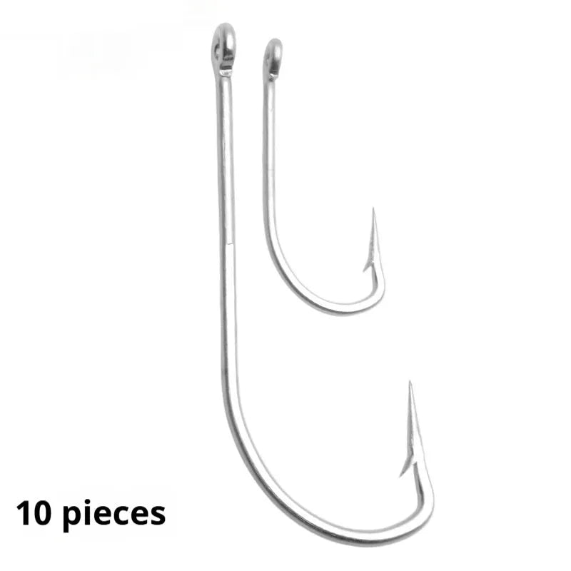 Alloy stainless steel ocean fishing hooks in multiple specifications for weever snakehead seahorse fishing