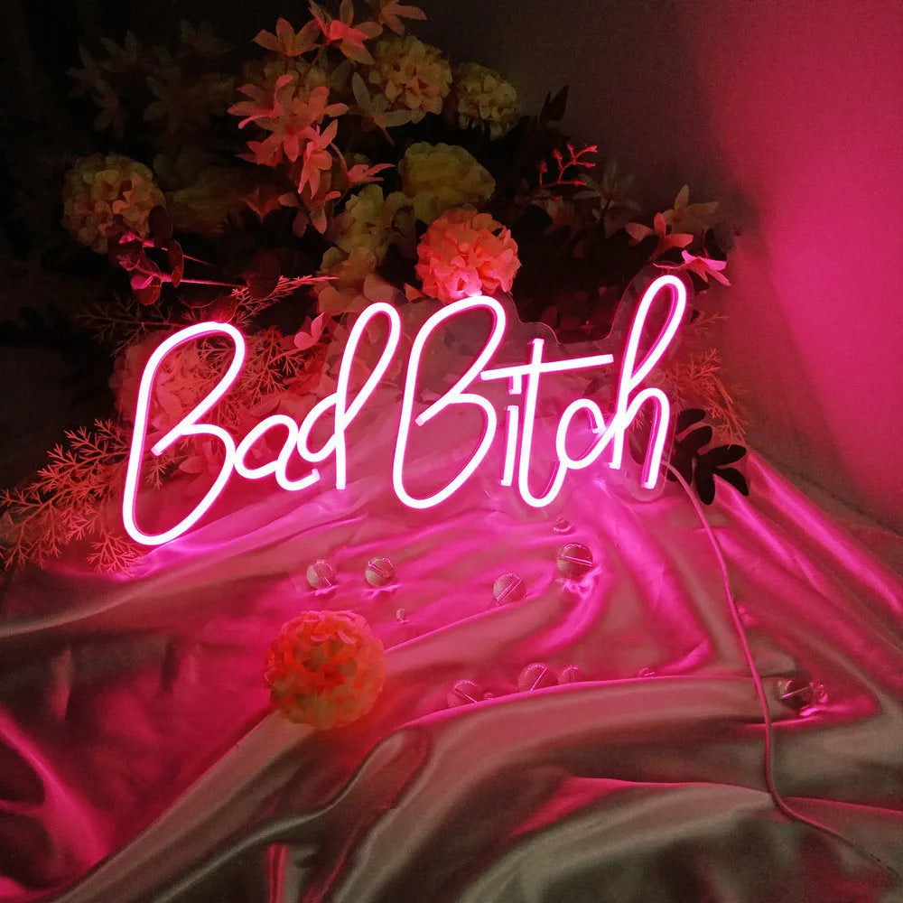 400mm LED letter neon light with acrylic shell and USB cable