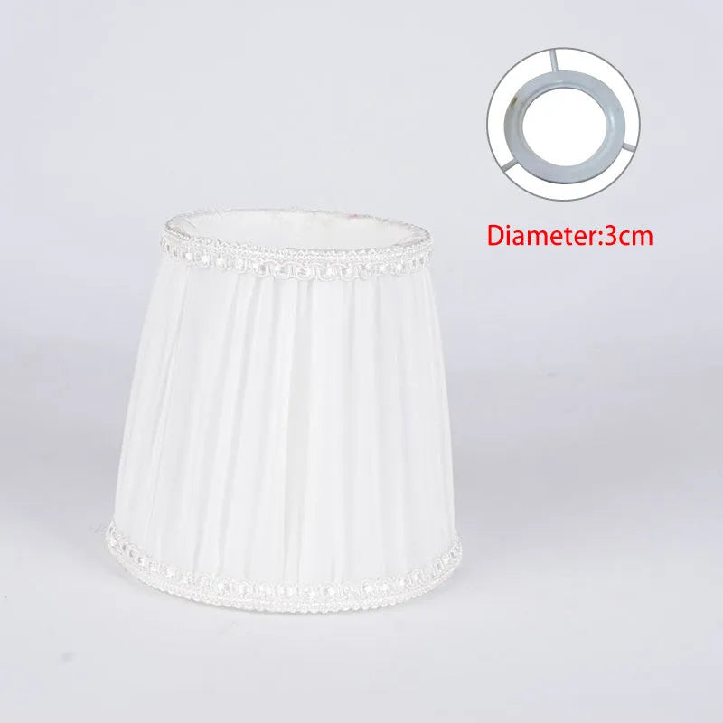 Purple Wheat fabric cloth lampshade for crystal chandeliers in various colours