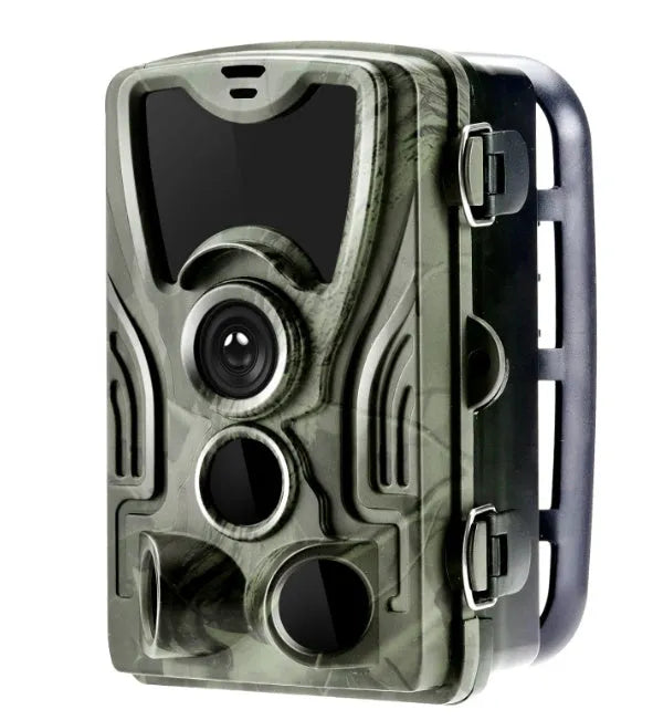 Green cellular trail hunting camera with 16MP sensor and night vision LEDs