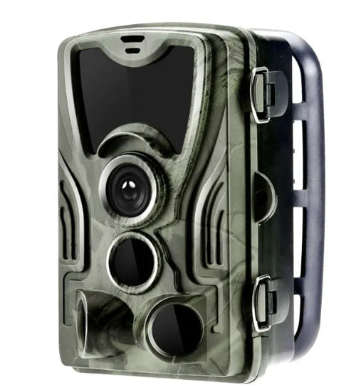 Green cellular trail hunting camera with 16MP sensor and night vision LEDs