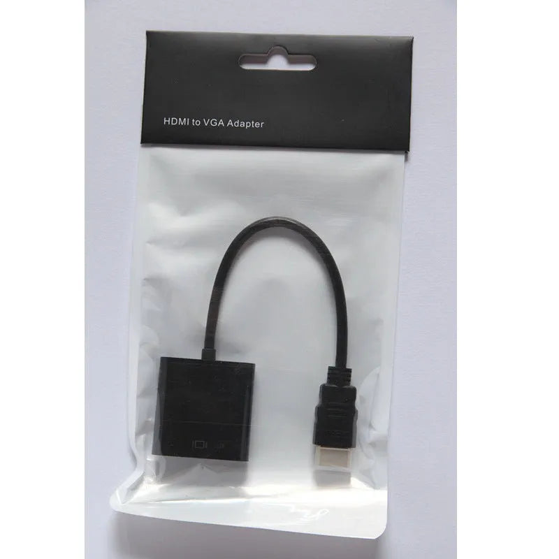HDMI to VGA adapter cable 0.3 metres length for set-top box connections