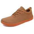 Men's low top walking shoes in Flyknit with non-slip rubber sole, shown in black colour with lace-up front.