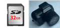 Black Y3000 HD outdoor sports camera with 0.96-inch screen showing compact size.