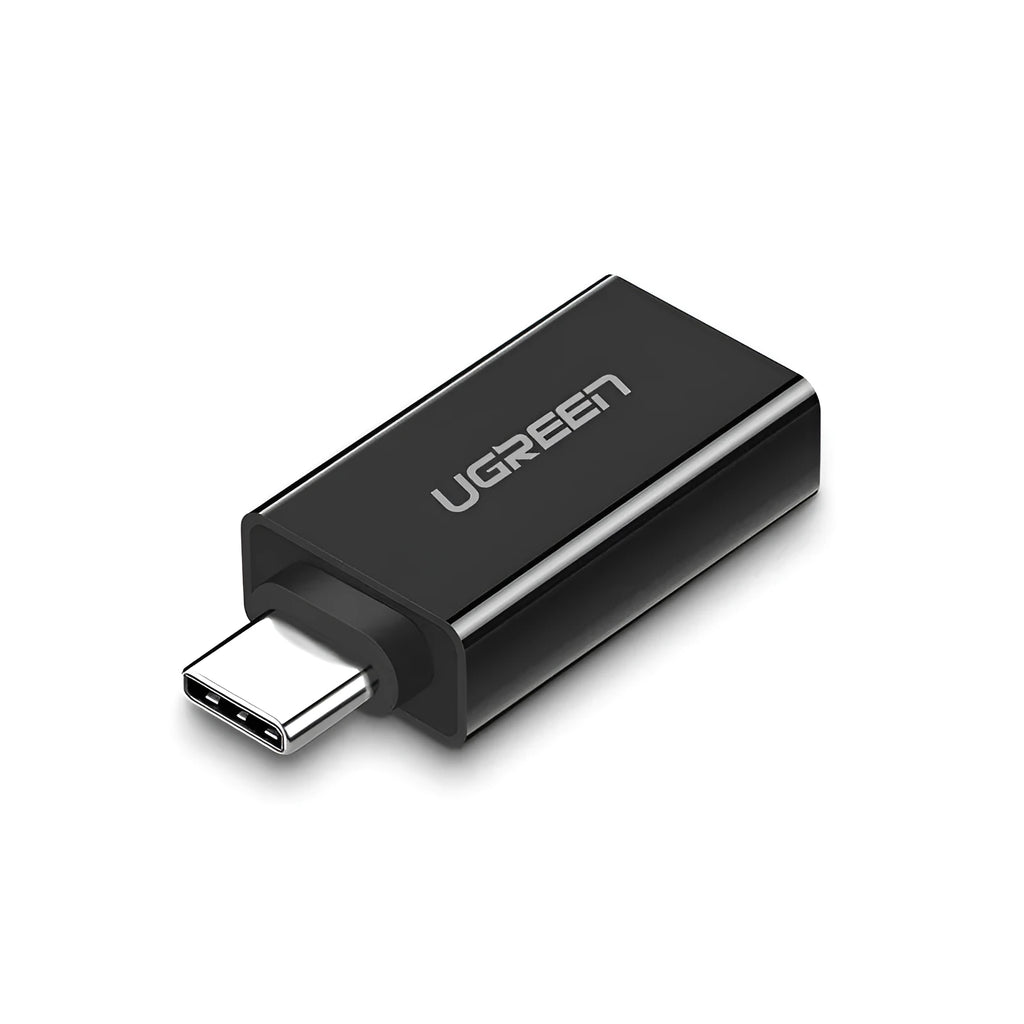 USB C OTG adapter USB 3.0 for Android phones in silver aluminium shell