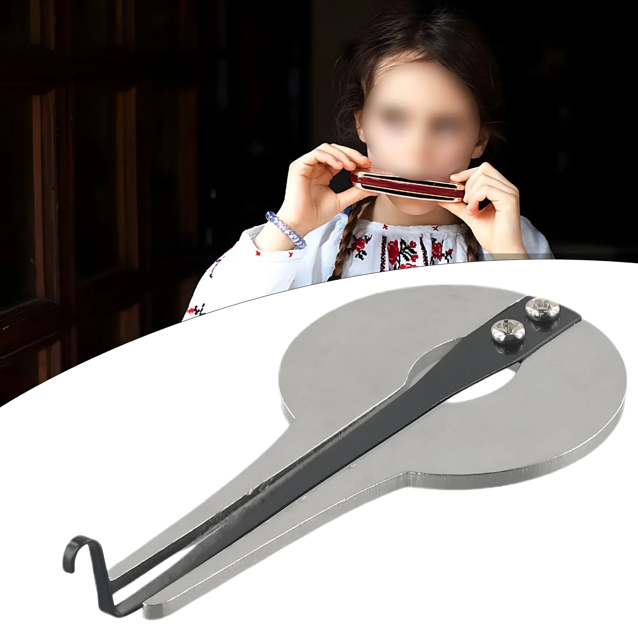 Beginner's handmade Mongolian harp harmonica harp shape lightweight portable musical instrument