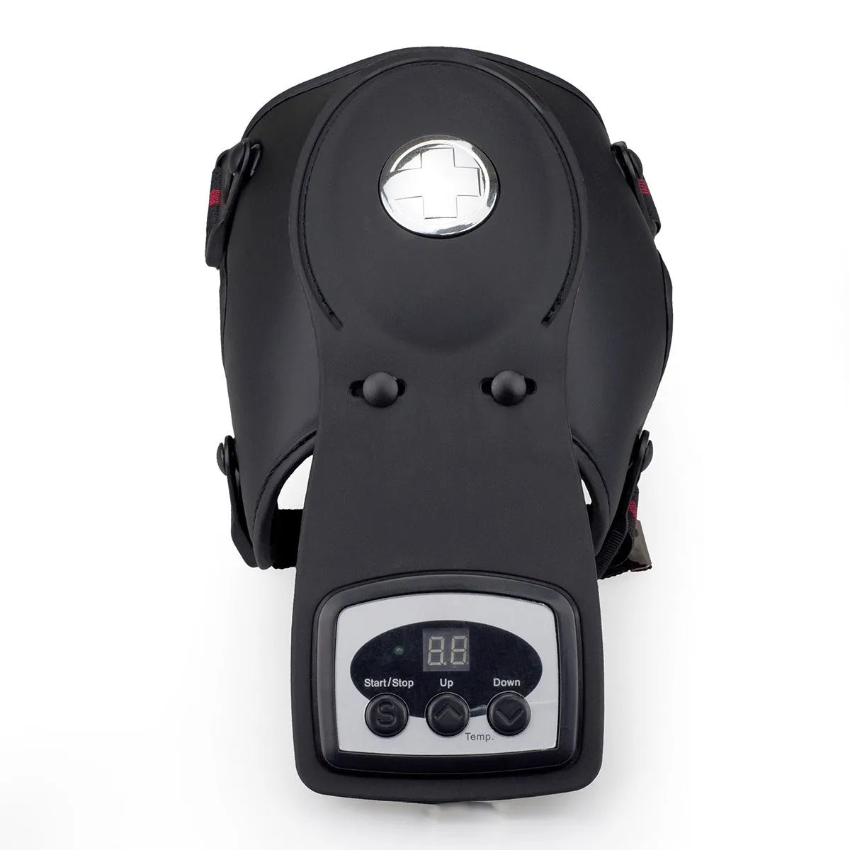 Portable infrared knee and shoulder massager with heating pads and 12V power adapter