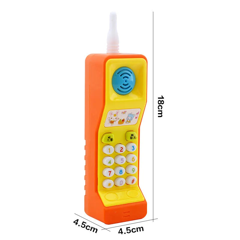 Children's sound and light educational toy with cartoon animal design showing colourful buttons and lights
