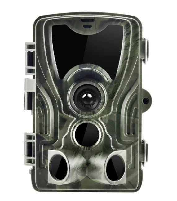 Green cellular trail hunting camera with 16MP sensor and night vision LEDs