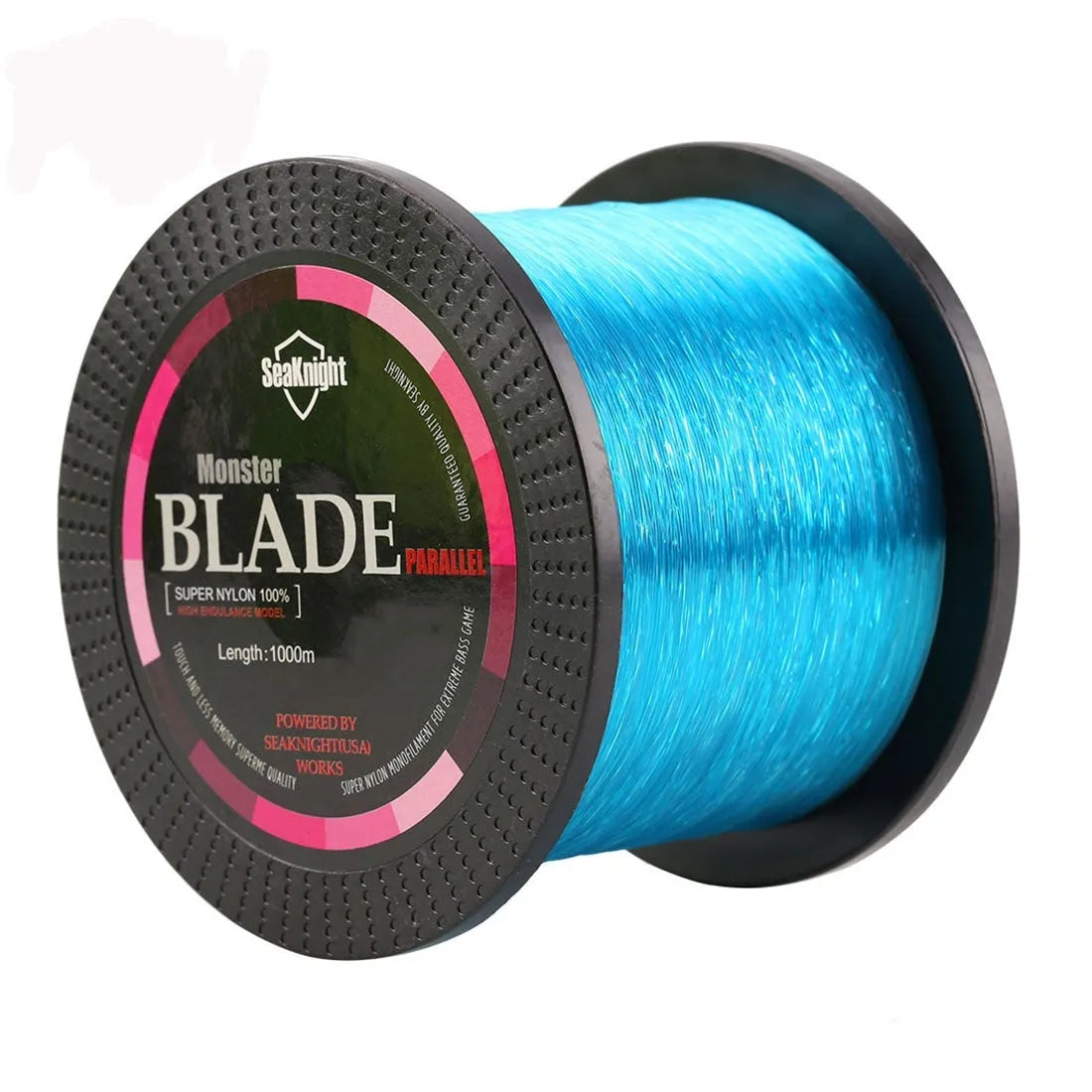Seaknight 1000 M spool of nylon monofilament fishing line in selected colour and diameter.