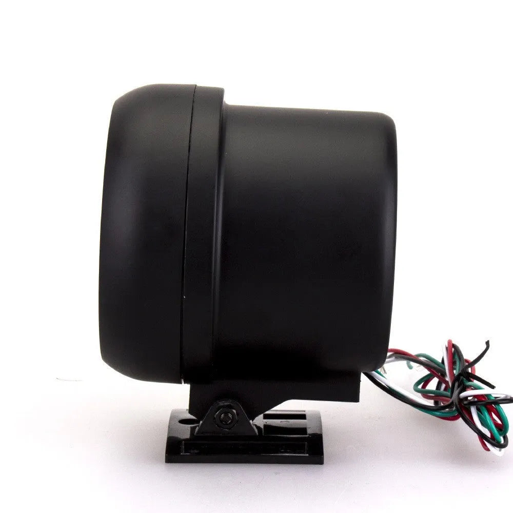 Black automotive tachometer with blue light pointer showing RPM scale 00~8×1000