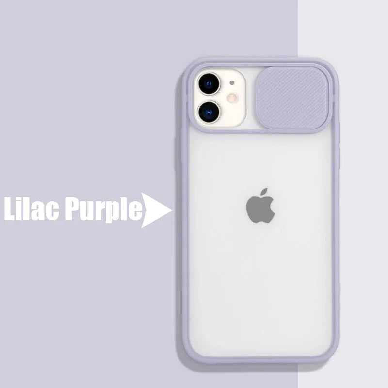 Frosted matte silicone iPhone case in multiple colours showing camera lens protection cut-out