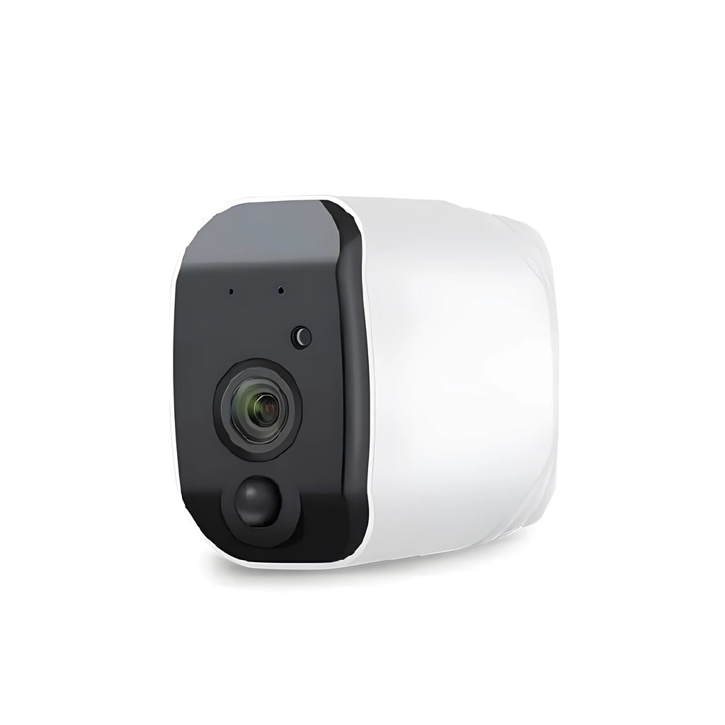 Solar powered wireless surveillance camera with PIR motion detection and 1080P lens