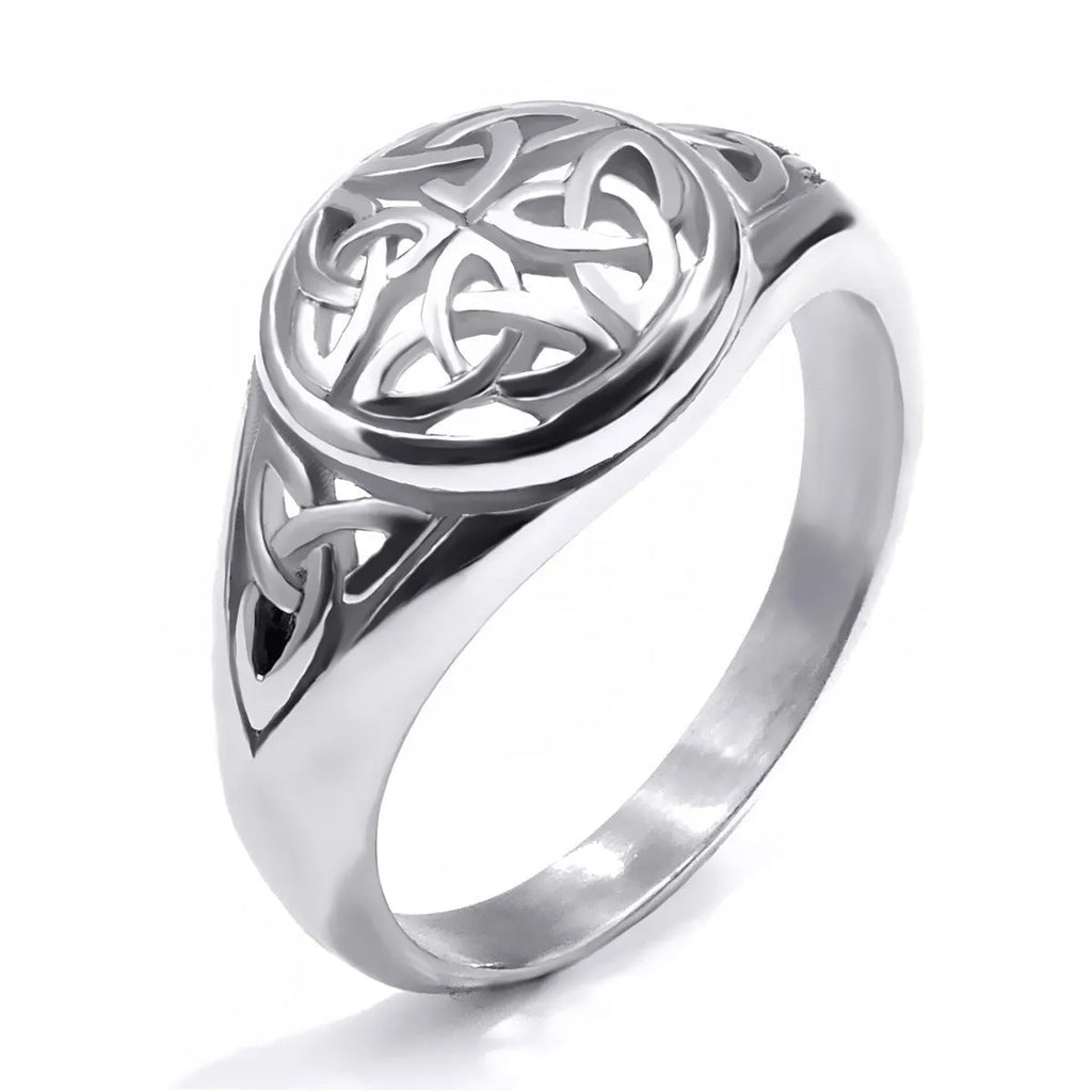 Silver alloy geometric unisex ring electroplated finish sizes 5 to 14 non-inlaid