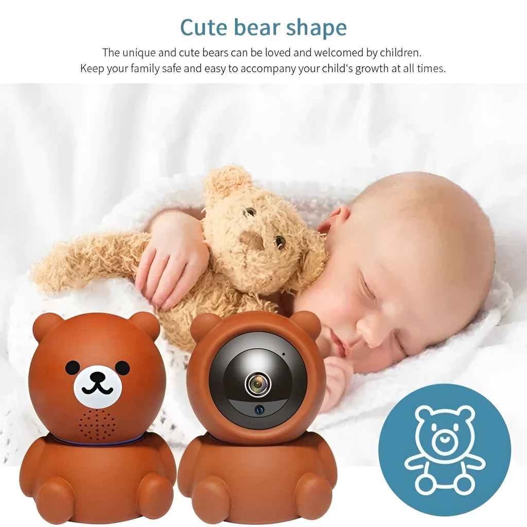 Bear 1080P wifi IP security camera with infrared night vision and auto tracking