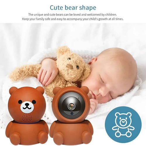 Bear 1080P wifi IP security camera with infrared night vision and auto tracking