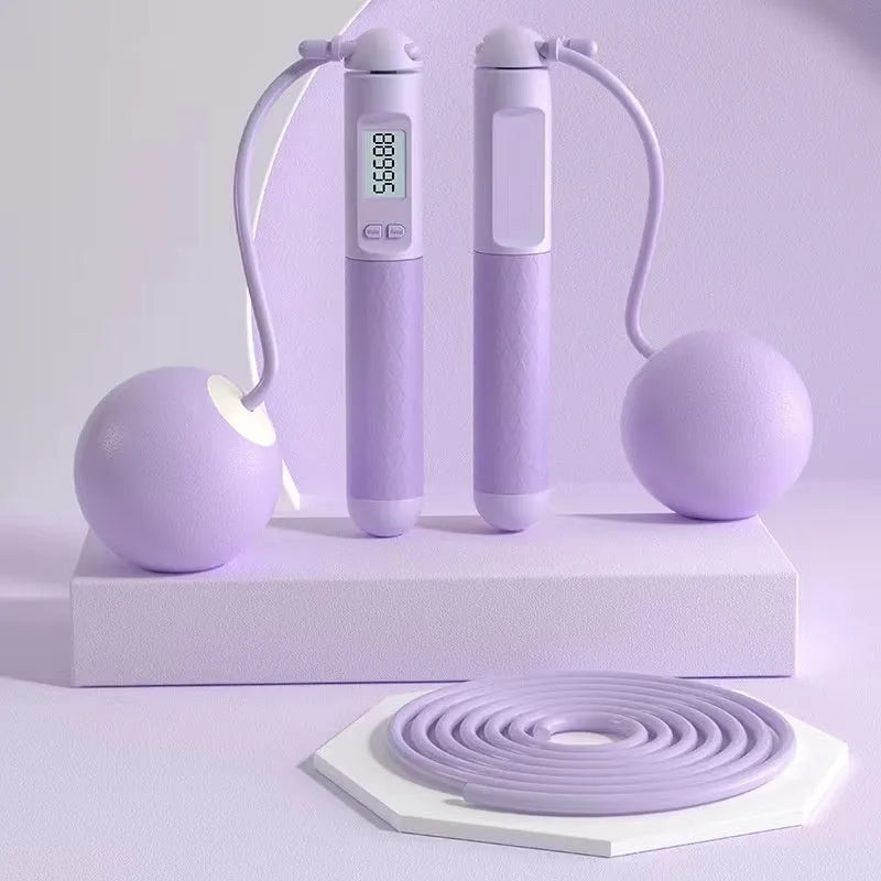Skipping rope with bearings for fitness workouts in multiple colour options