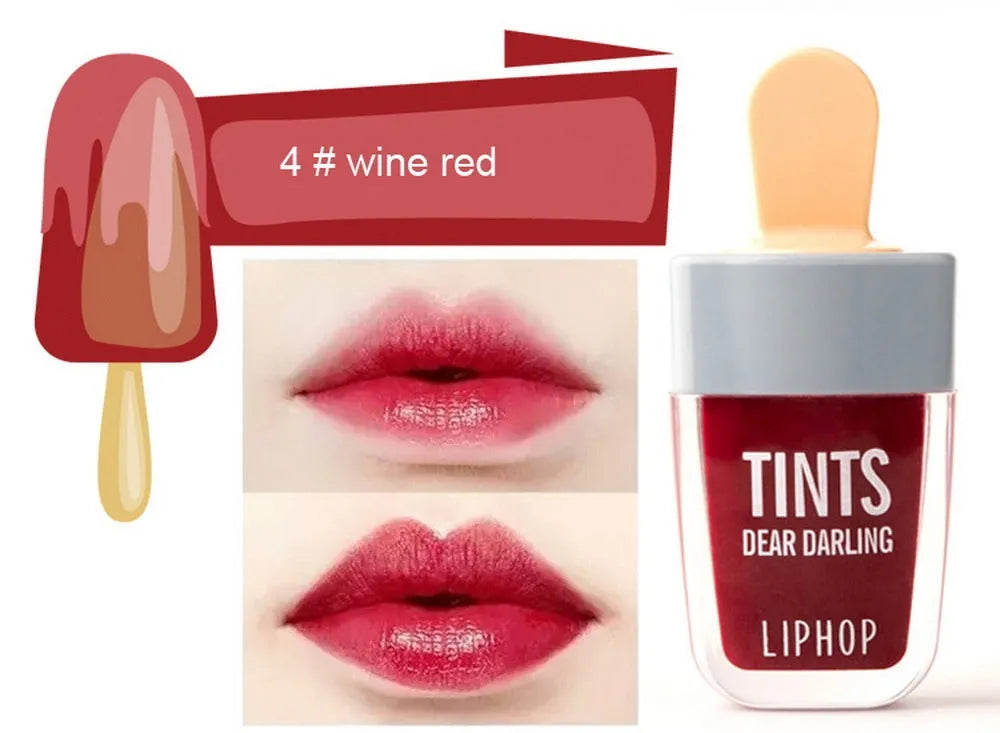 NOVO Ice Cream Lip Gloss in 6 colours, waterproof long lasting liquid lipstick