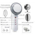 3-in-1 slimming massager with EMS infrared ultrasonic technology, portable device for body and face