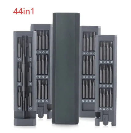49-in-1 nickel aluminium bronze magnetic precision screwdriver set with cross and flat heads