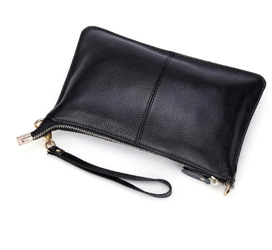 Lady cowhide slant bag in apricot showing top layer leather texture and dual straps