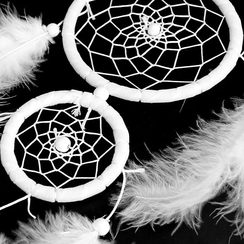 White artificial feather decoration 11cm for wedding and business gift use