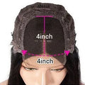 Real human hair lace front wig in star fashion style on a model