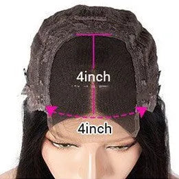 Real human hair lace front wig in star fashion style on a model