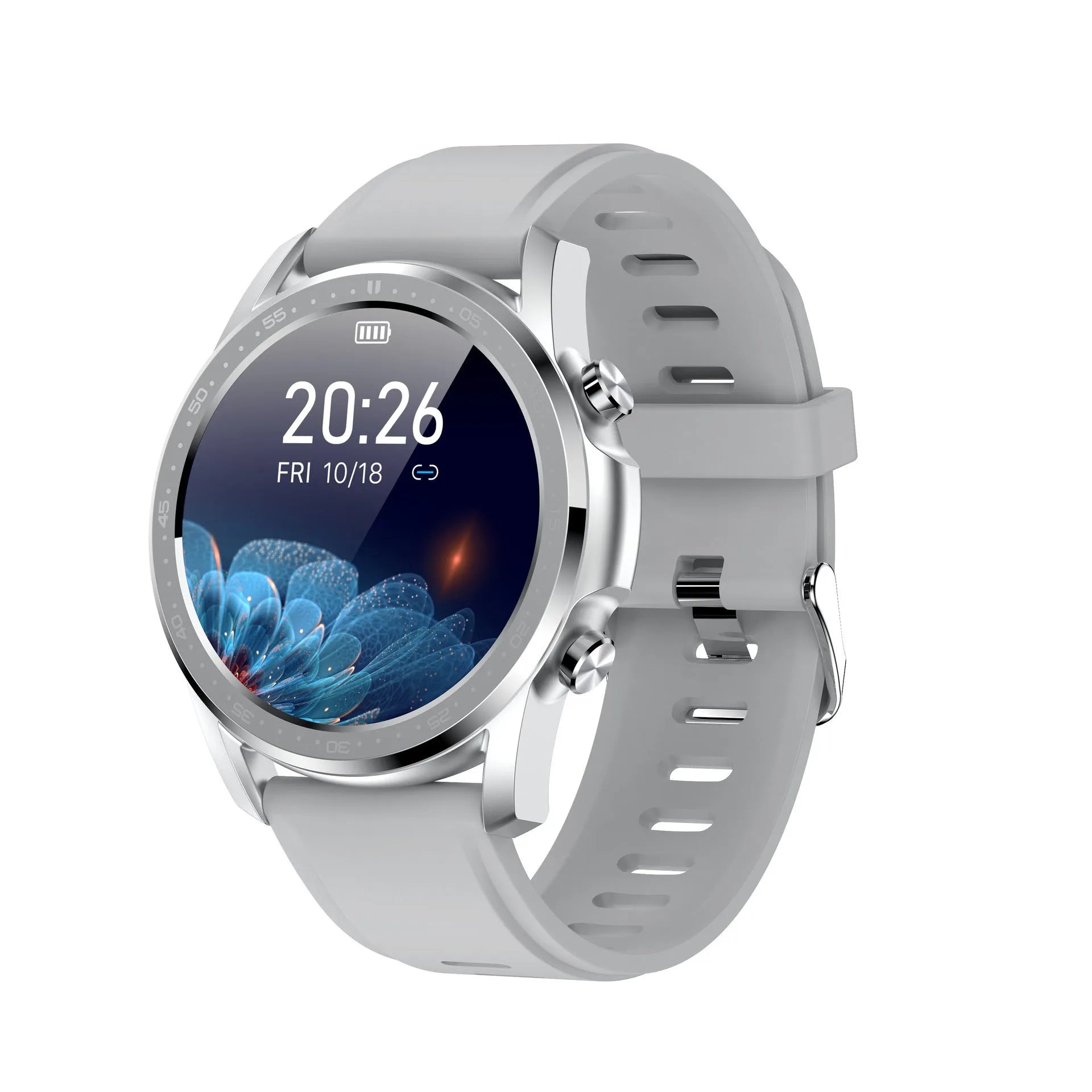 Youth2 body temperature smart bracelet with 1.3-inch screen and zinc alloy case in black or grey