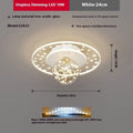 Modern corridor ceiling lamp in black finish with LED light source