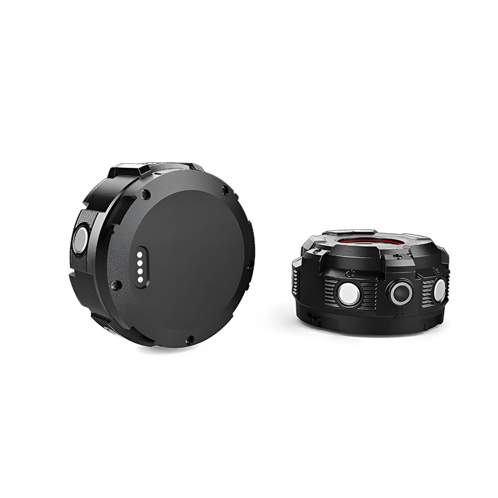 Black waterproof sports digital camera showing 290mm length with SD card slot and USB port