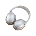 Wireless noise reduction foldable headphones in Black with Bluetooth 4.2 and 300mAh battery