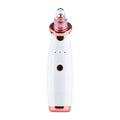 Electric blackhead remover device with vacuum suction pump and multiple nozzle attachments for pore cleaning