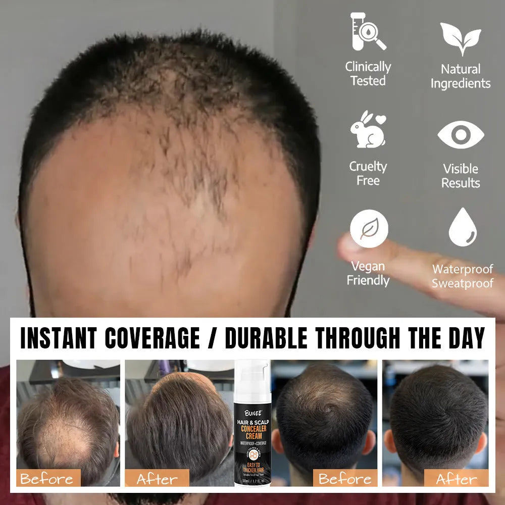 30ml hair thickening pomade bottle for scalp coverage and nourishment concealer