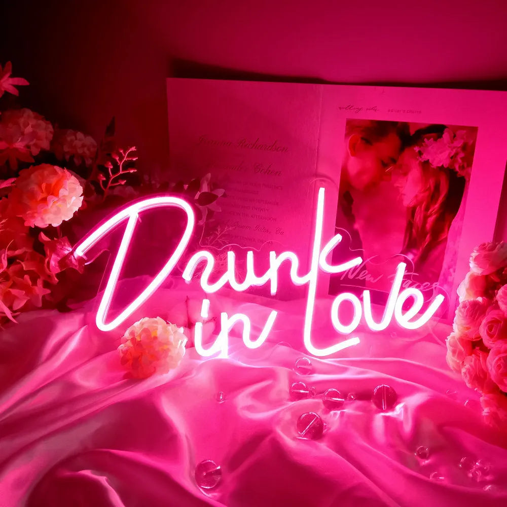 400mm LED letter neon light with acrylic shell and USB cable