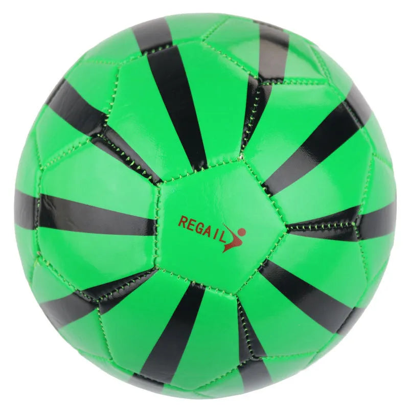 REGAIL soft leather No 2 children's football in colourful design for kindergarten use