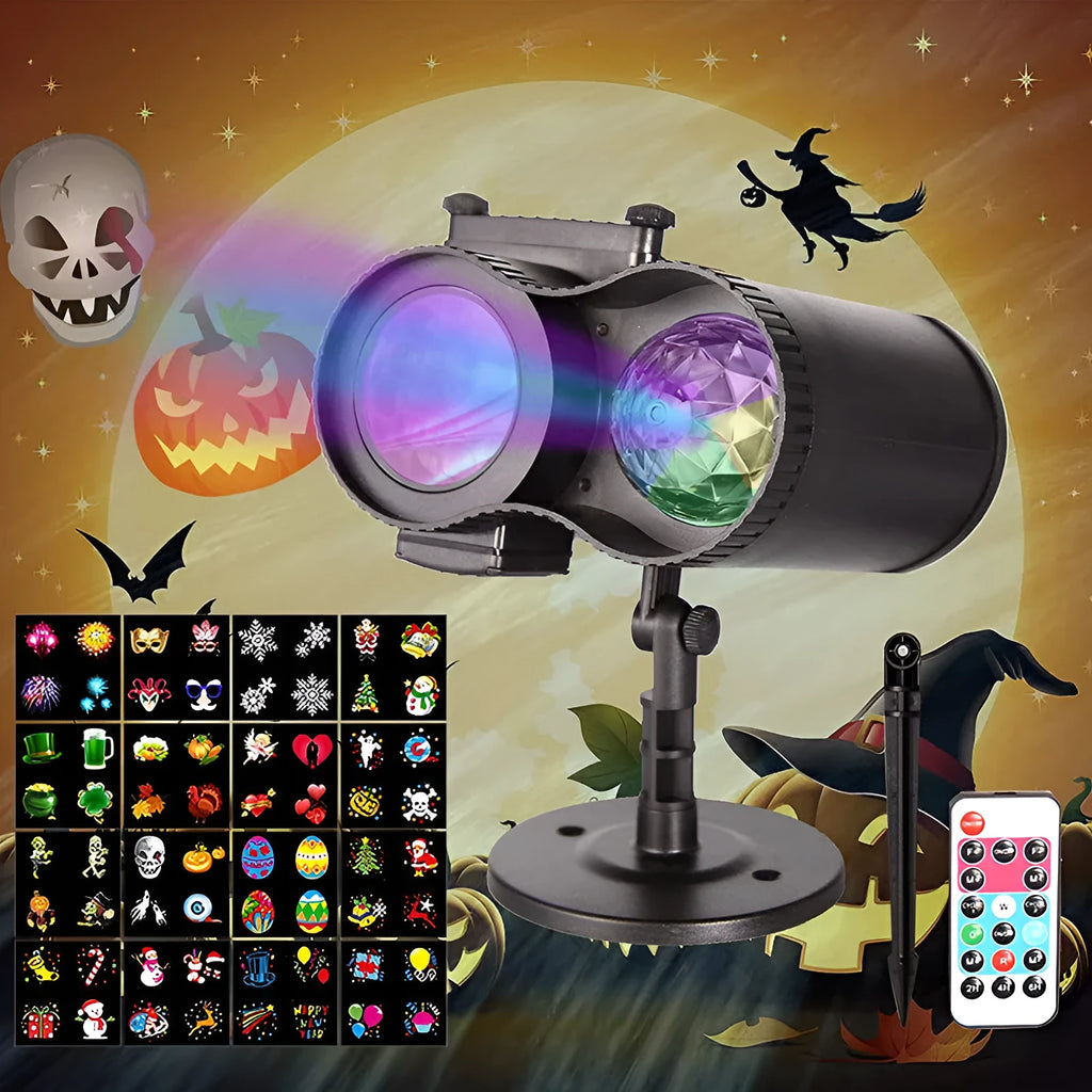Outdoor double tube animated watermark light with IP65 waterproof rating for garden use.