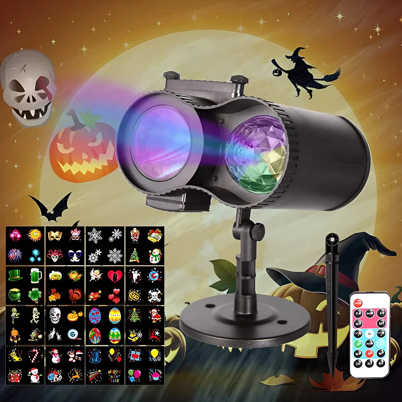 Outdoor double tube animated watermark light with IP65 waterproof rating for garden use.