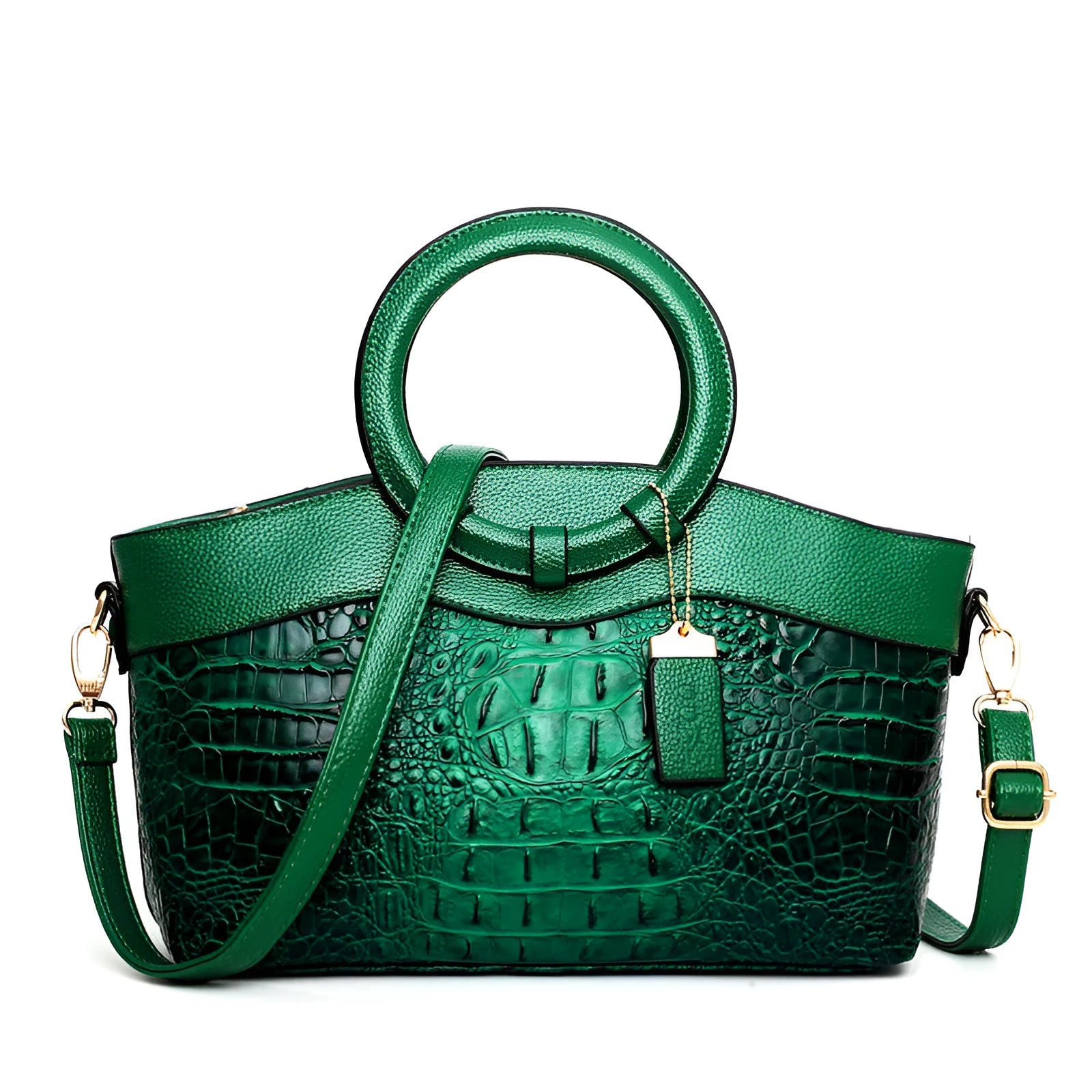 Fabric ladies shoulder handbag with zipper compartments in multiple colour options