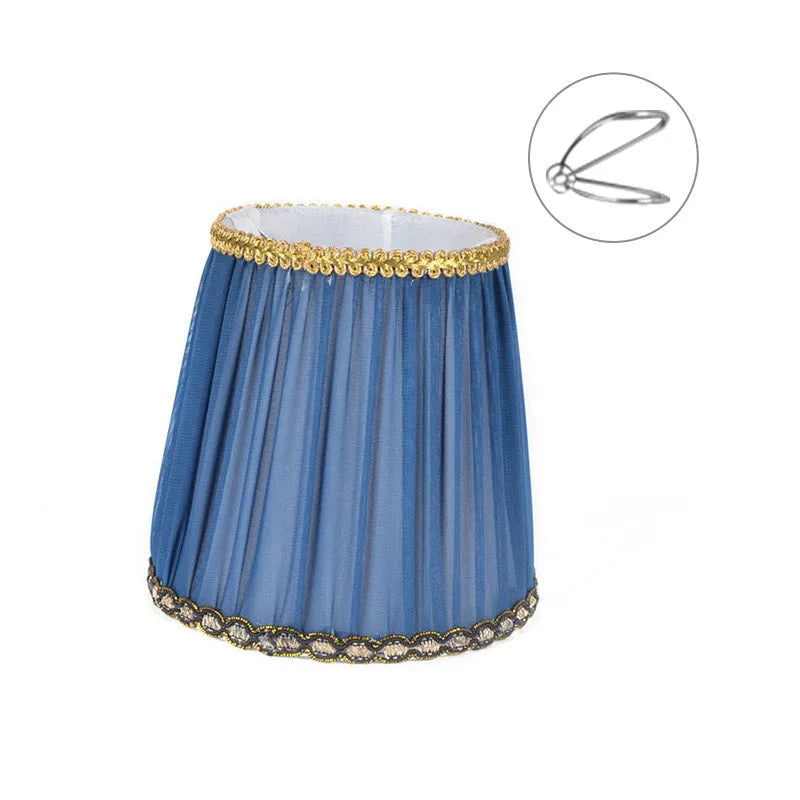 Purple Wheat fabric cloth lampshade for crystal chandeliers in various colours
