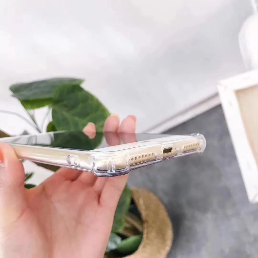 Mirror finish TPU phone case for iPhone in six colour options