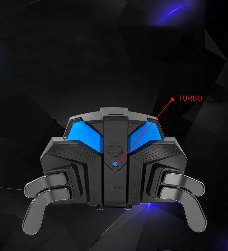 Black PS4 gamepad back button attachment with wired connection and Type-C port