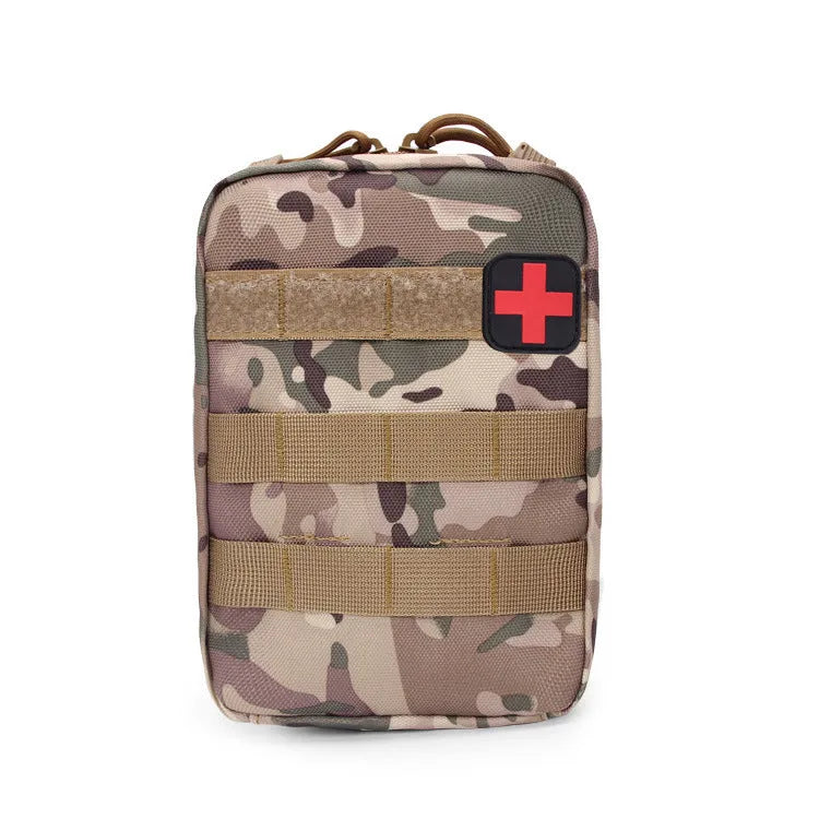 Tactical medical vest accessory bag in nylon with Velcro mounting