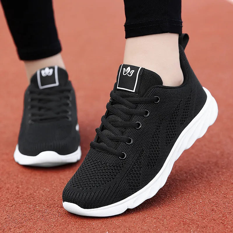 Women's white high-top casual sneaker with artificial PU upper and back lacing