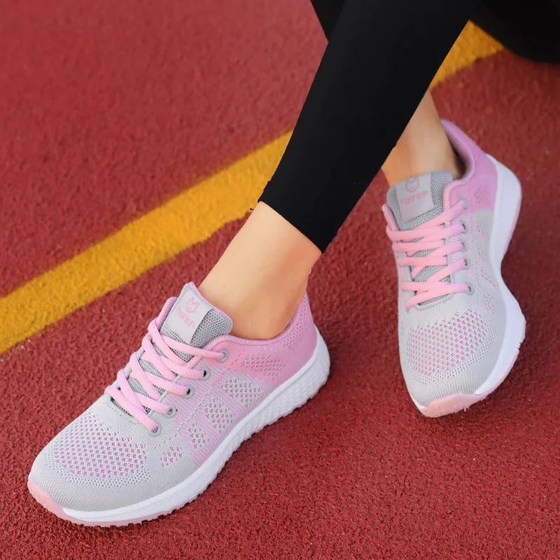 Women's white high-top casual sneaker with artificial PU upper and back lacing